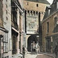 Mont saint michel manche le mont la porte du roy cpa