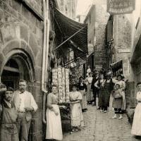 Mont saint michel manche le mont la rue cpa