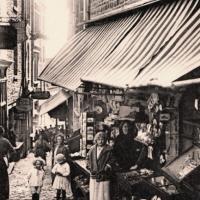 Mont saint michel manche le mont la rue cpa