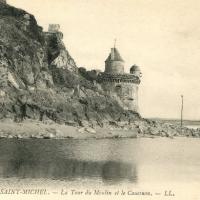 Mont saint michel manche le mont la tour du moulin cpa