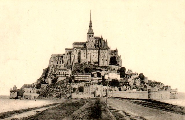 Mont saint michel manche le mont vers 1930 cpa