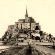 Mont saint michel manche le mont vers 1930 cpa