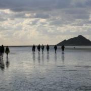 Mont saint michel manche le rocher de tombelaine