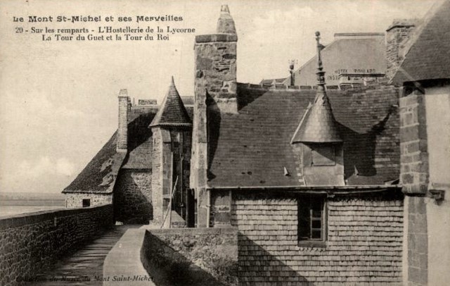 Mont saint michel manche les remparts cpa