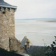 Mont saint michel manche les remparts dec 2001