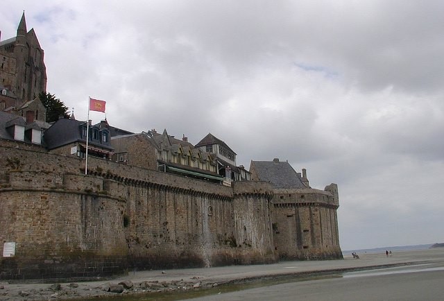 Mont saint michel manche les remparts