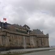 Mont saint michel manche les remparts