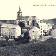 Montagnol aveyron cpa vue generale