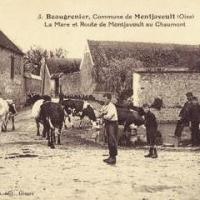 Montjavoult oise cpa beaugrenier