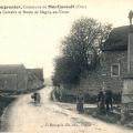 Montjavoult oise cpa beaugrenier calvaire et route de magny 