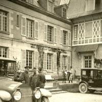 Montjavoult oise cpa chateau du bout du bois 1919