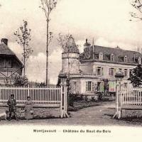 Montjavoult oise cpa chateau du bout du bois avant 1914