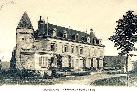 Montjavoult oise cpa chateau du bout du bois avant 1914 