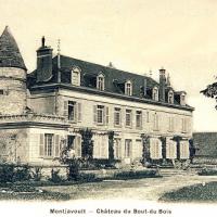 Montjavoult oise cpa chateau du bout du bois avant 1914 