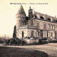 Montjavoult oise cpa chateau du bout du bois avant 1915