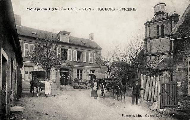 Montjavoult oise cpa epicerie
