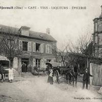 Montjavoult oise cpa epicerie
