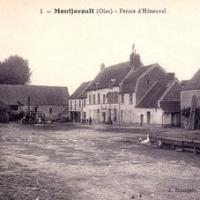 Montjavoult oise cpa ferme manoir d herouval