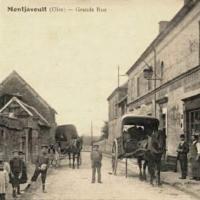 Montjavoult oise cpa grande rue