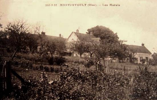 Montjavoult oise cpa le marais