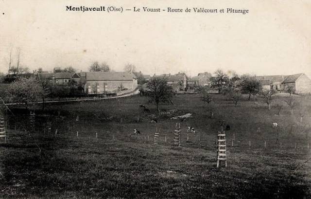 Montjavoult oise cpa le vouast