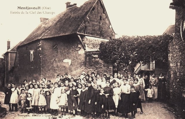 Montjavoult oise cpa oeuvre la clef des champs