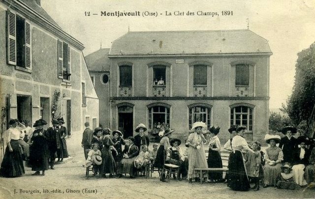 Montjavoult oise cpa oeuvre la clef des champs 1892