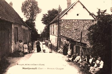 Montjavoult oise cpa pension choquet