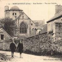 Montjavoult oise cpa rue denfert