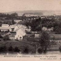 Montjavoult oise cpa valecourt vue generale