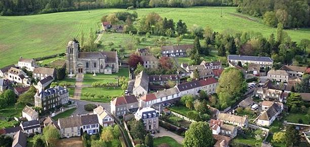 Montjavoult oise vue aerienne