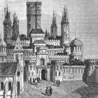 Gravure ancien château de Montlhéry