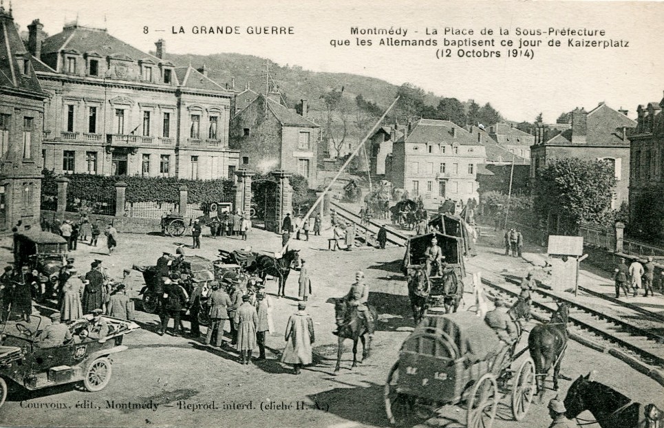 Montmédy (Meuse) en octobre 1914