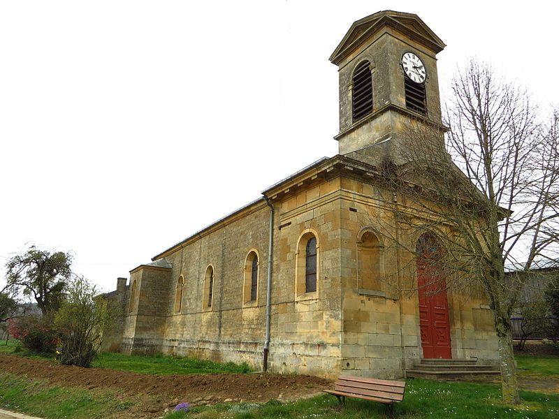 Montmédy (Meuse) Fresnois, l'église Saint Martin