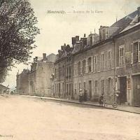 Montmédy (Meuse) L'avenue de la Gare CPA