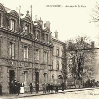 Montmédy (Meuse) L'avenue de la Gare CPA