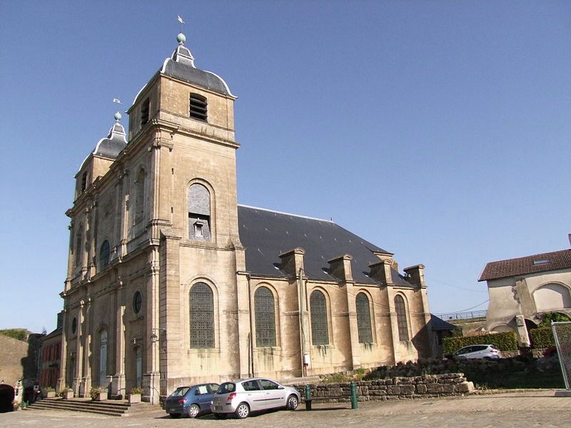 Montmédy (Meuse) L'église Saint Martin de Montmédy-le-Haut