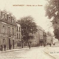 Montmédy (Meuse) L'hôtel de la gare CPA