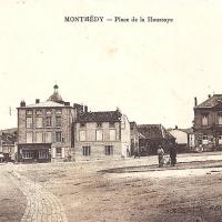 Montmédy (Meuse) La place de La Houssaye CPA