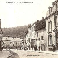 Montmédy (Meuse) La rue de Luxembourg CPA