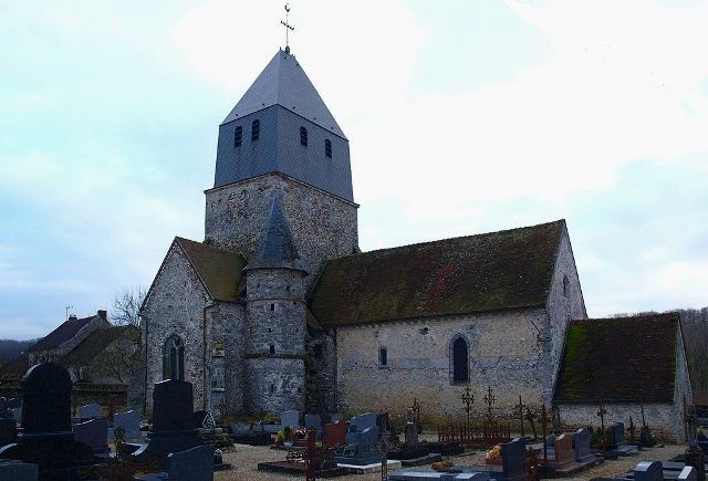 Montmirail (51) Courbetaux, l'église