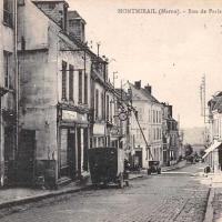 Montmirail (51) La rue de Paris CPA