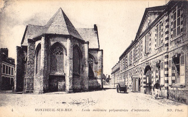 Montreuil pas de calais l ecole militaire cpa