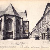 Montreuil pas de calais l ecole militaire cpa