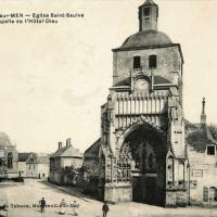 Montreuil pas de calais l eglise saint saulve cpa et la chapelle de l hotel dieu cpa