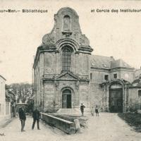 Montreuil pas de calais la bibliotheque cpa