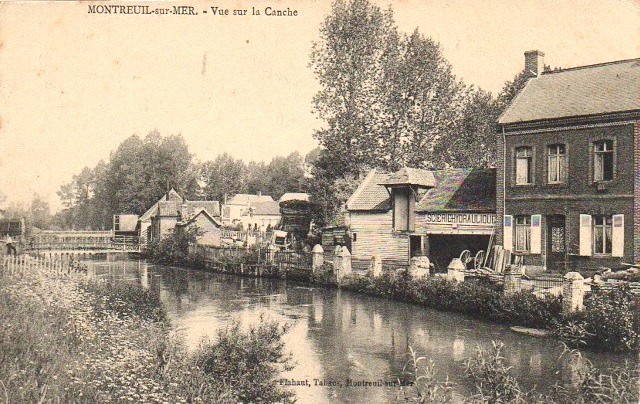 Montreuil pas de calais la canche cpa