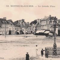 Montreuil pas de calais la grande place cpa