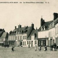 Montreuil pas de calais la grande place cpa