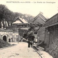 Montreuil pas de calais la porte de boulogne cpa